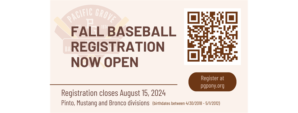 Fall Baseball Registration